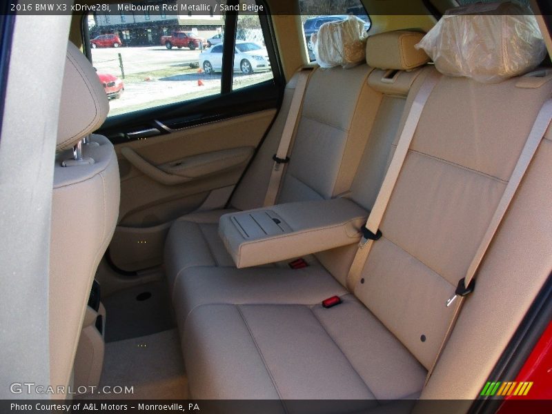Melbourne Red Metallic / Sand Beige 2016 BMW X3 xDrive28i