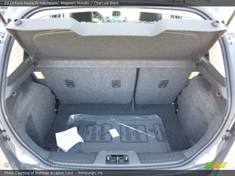 Magnetic Metallic / Charcoal Black 2016 Ford Fiesta SE Hatchback