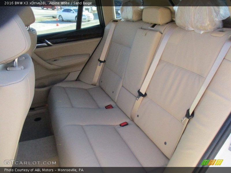 Alpine White / Sand Beige 2016 BMW X3 xDrive28i