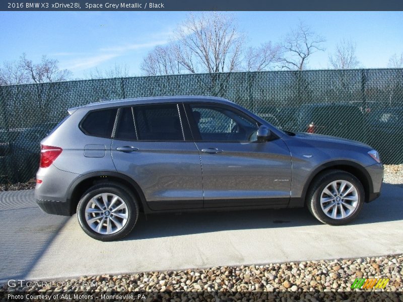 Space Grey Metallic / Black 2016 BMW X3 xDrive28i