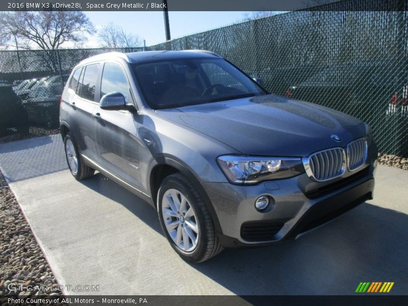 Space Grey Metallic / Black 2016 BMW X3 xDrive28i