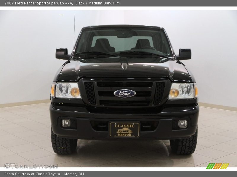 Black / Medium Dark Flint 2007 Ford Ranger Sport SuperCab 4x4