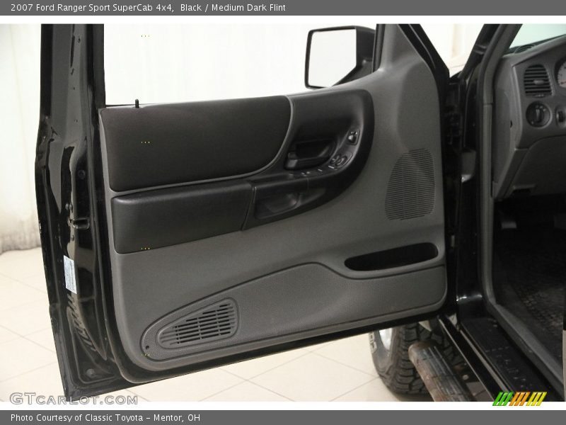 Black / Medium Dark Flint 2007 Ford Ranger Sport SuperCab 4x4