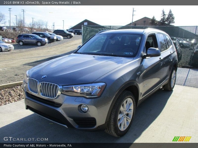 Space Grey Metallic / Black 2016 BMW X3 xDrive28i