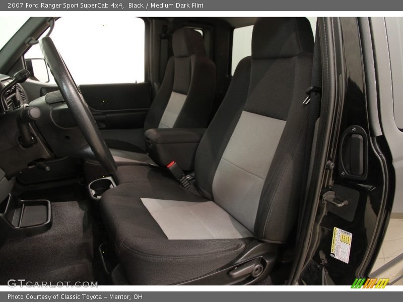 Black / Medium Dark Flint 2007 Ford Ranger Sport SuperCab 4x4