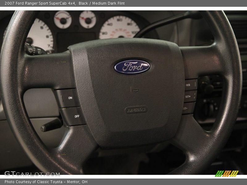 Black / Medium Dark Flint 2007 Ford Ranger Sport SuperCab 4x4
