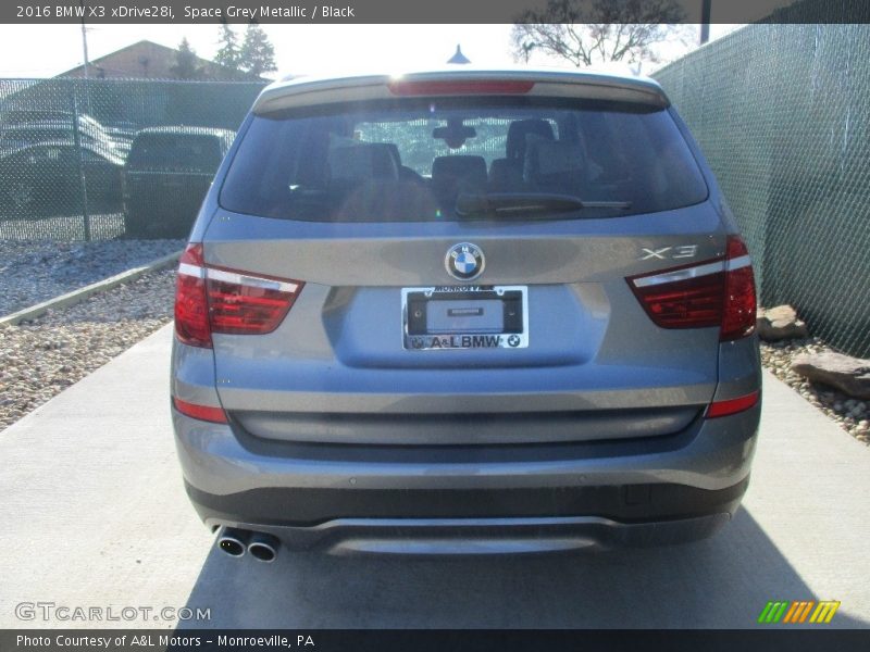 Space Grey Metallic / Black 2016 BMW X3 xDrive28i