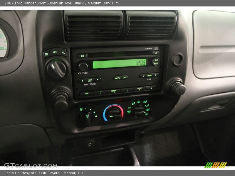 Black / Medium Dark Flint 2007 Ford Ranger Sport SuperCab 4x4