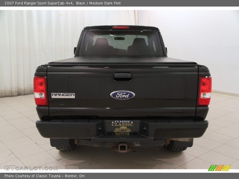 Black / Medium Dark Flint 2007 Ford Ranger Sport SuperCab 4x4