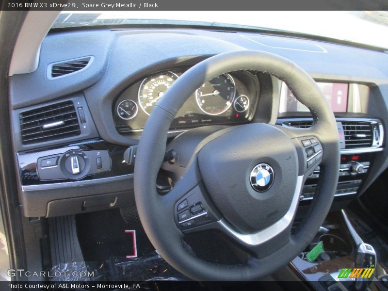 Space Grey Metallic / Black 2016 BMW X3 xDrive28i