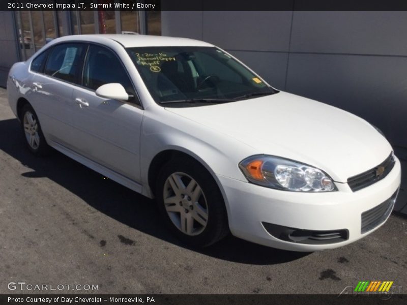 Summit White / Ebony 2011 Chevrolet Impala LT