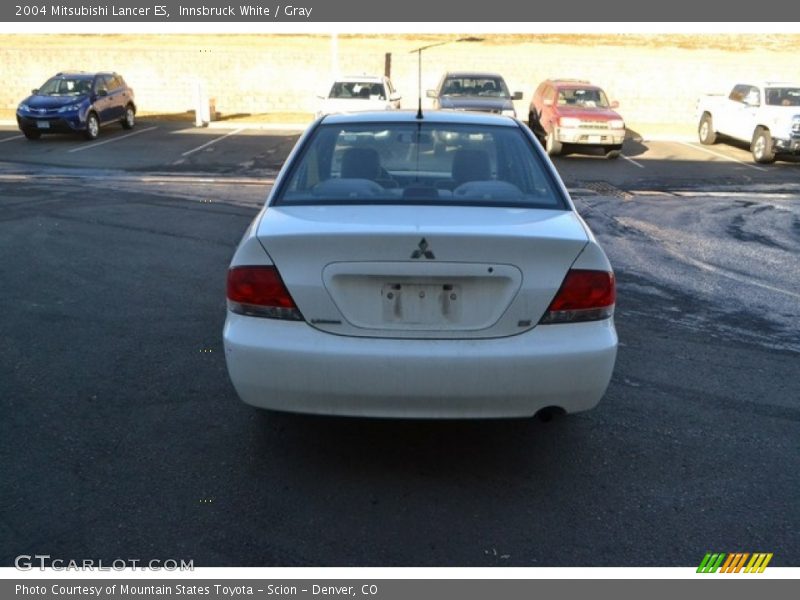 Innsbruck White / Gray 2004 Mitsubishi Lancer ES