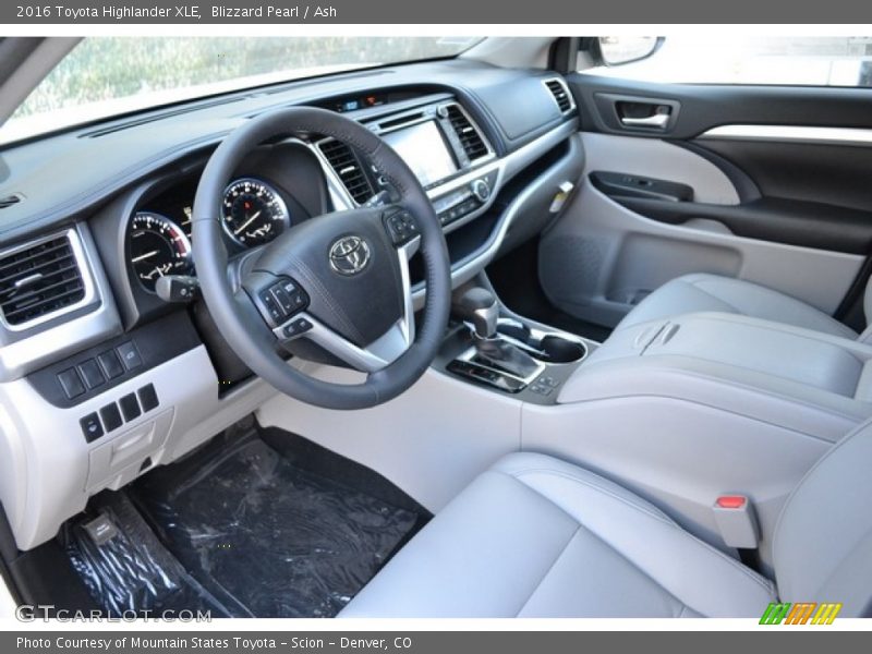Blizzard Pearl / Ash 2016 Toyota Highlander XLE