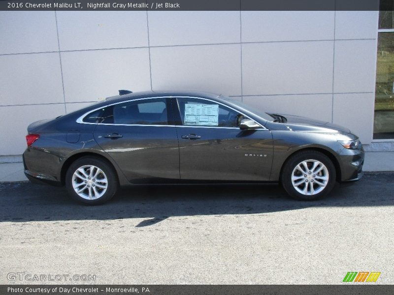 Nightfall Gray Metallic / Jet Black 2016 Chevrolet Malibu LT