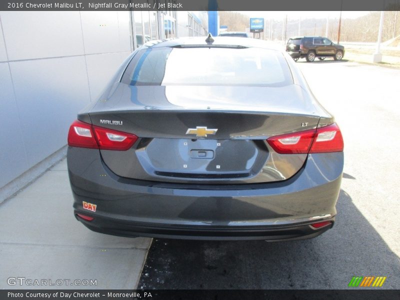 Nightfall Gray Metallic / Jet Black 2016 Chevrolet Malibu LT