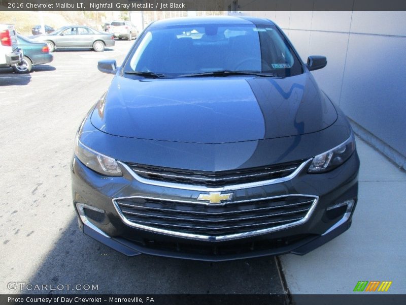Nightfall Gray Metallic / Jet Black 2016 Chevrolet Malibu LT
