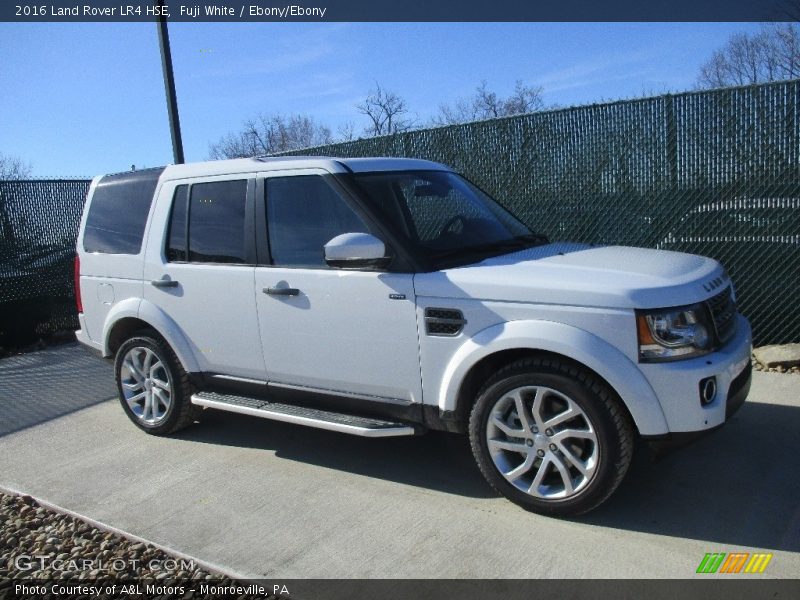 Fuji White / Ebony/Ebony 2016 Land Rover LR4 HSE