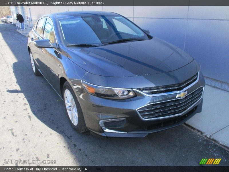 Nightfall Gray Metallic / Jet Black 2016 Chevrolet Malibu LT