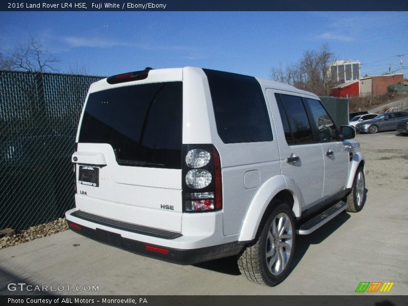 Fuji White / Ebony/Ebony 2016 Land Rover LR4 HSE