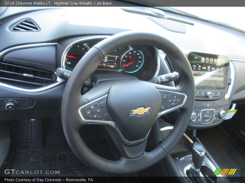 Nightfall Gray Metallic / Jet Black 2016 Chevrolet Malibu LT