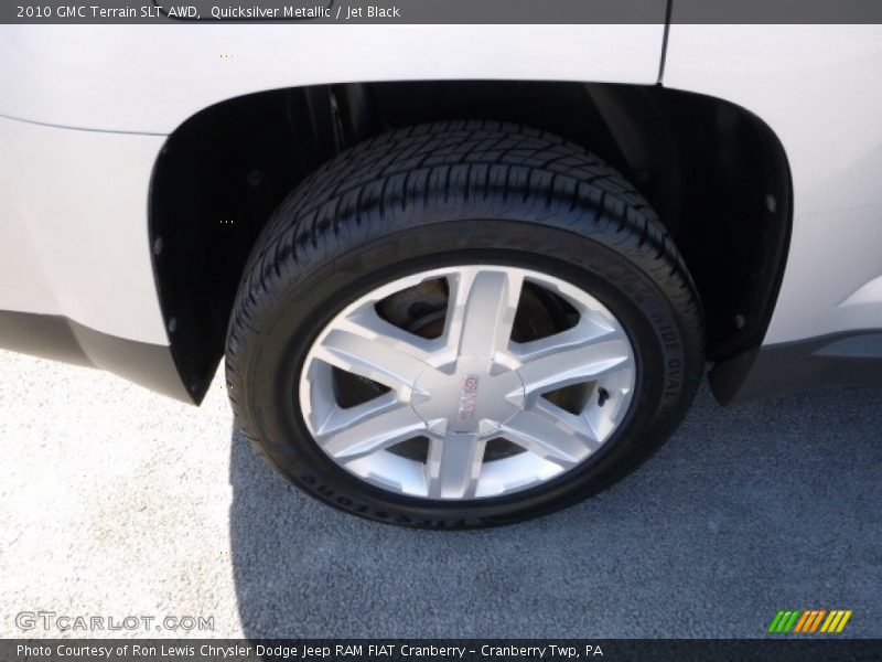 Quicksilver Metallic / Jet Black 2010 GMC Terrain SLT AWD
