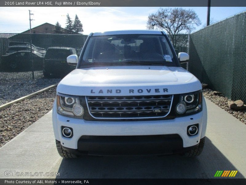 Fuji White / Ebony/Ebony 2016 Land Rover LR4 HSE