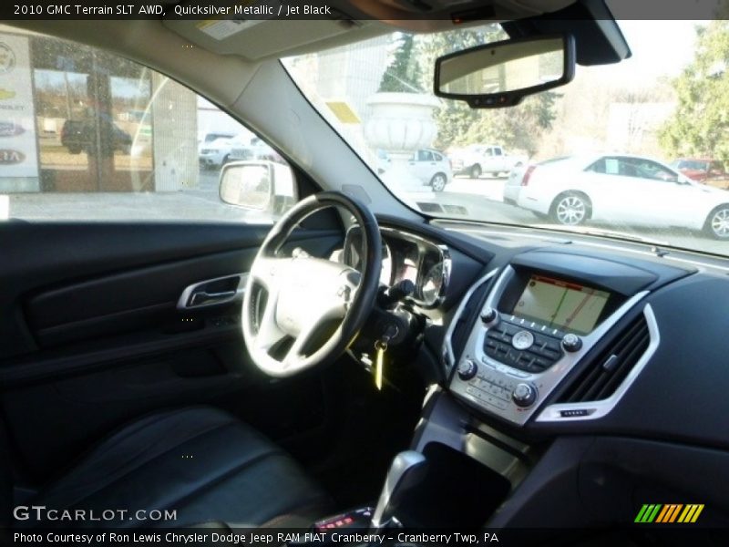Quicksilver Metallic / Jet Black 2010 GMC Terrain SLT AWD