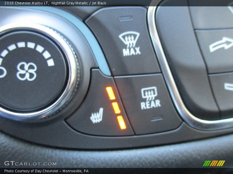 Nightfall Gray Metallic / Jet Black 2016 Chevrolet Malibu LT