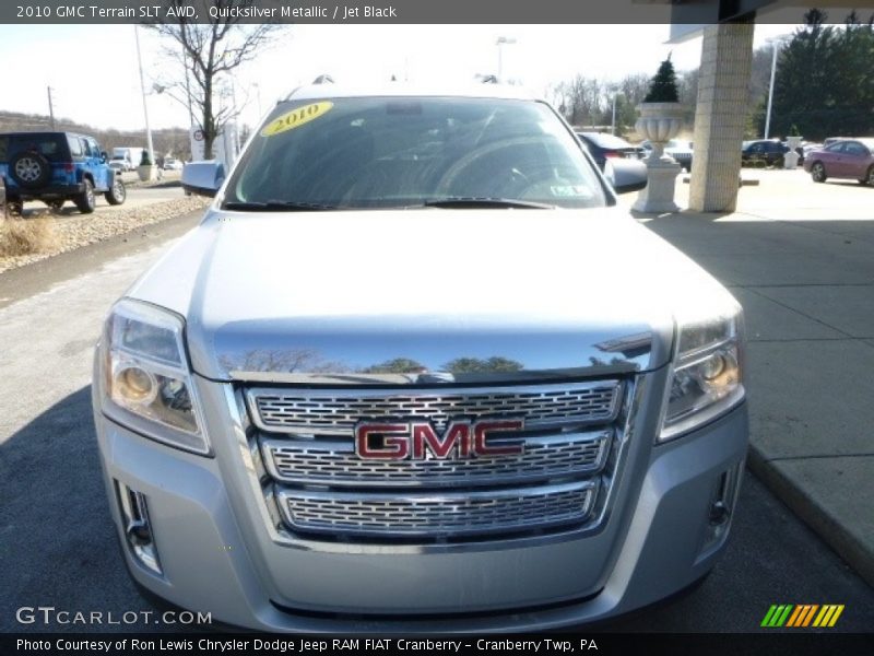 Quicksilver Metallic / Jet Black 2010 GMC Terrain SLT AWD