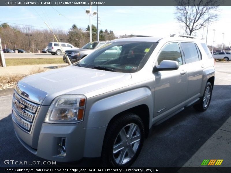 Quicksilver Metallic / Jet Black 2010 GMC Terrain SLT AWD