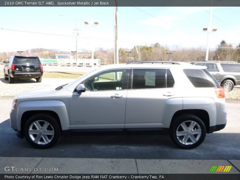 Quicksilver Metallic / Jet Black 2010 GMC Terrain SLT AWD