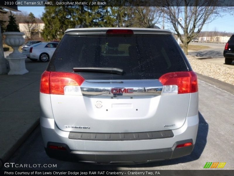 Quicksilver Metallic / Jet Black 2010 GMC Terrain SLT AWD