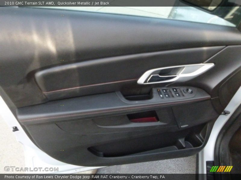 Quicksilver Metallic / Jet Black 2010 GMC Terrain SLT AWD
