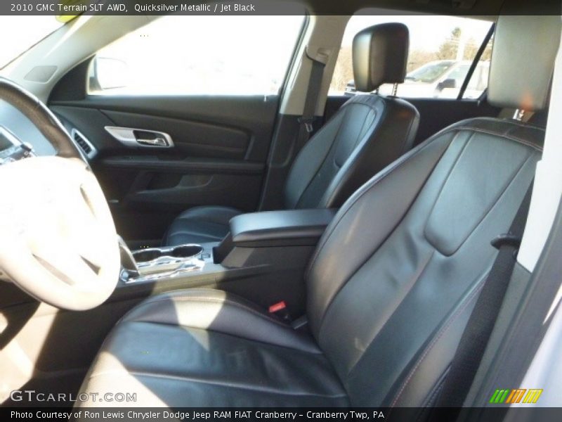 Quicksilver Metallic / Jet Black 2010 GMC Terrain SLT AWD