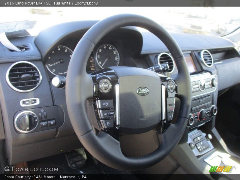 Fuji White / Ebony/Ebony 2016 Land Rover LR4 HSE