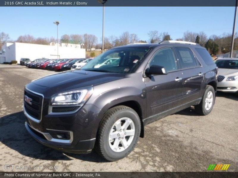 Iridium Metallic / Ebony 2016 GMC Acadia SLE