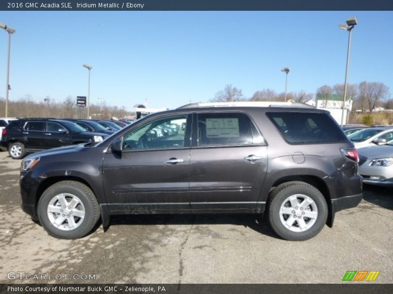 Iridium Metallic / Ebony 2016 GMC Acadia SLE