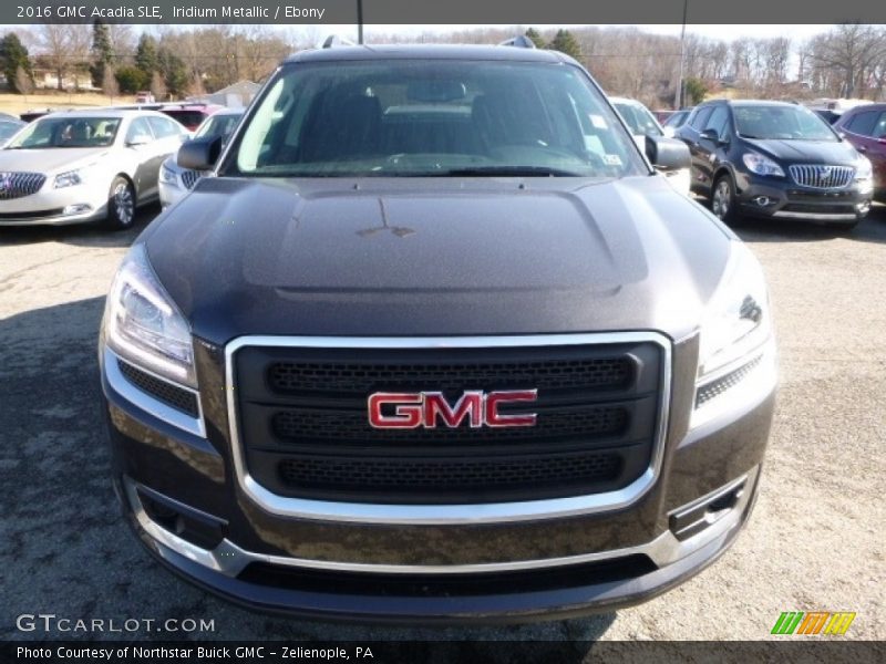 Iridium Metallic / Ebony 2016 GMC Acadia SLE