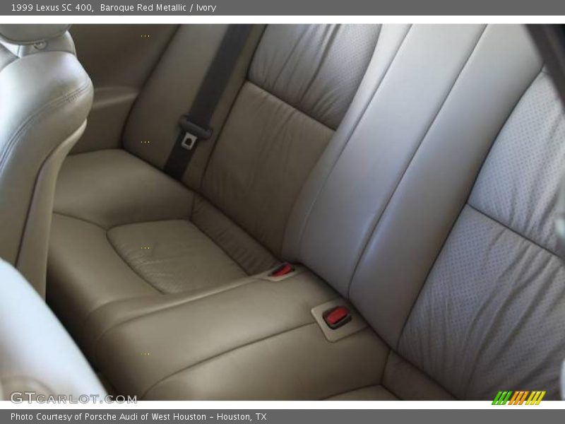 Baroque Red Metallic / Ivory 1999 Lexus SC 400