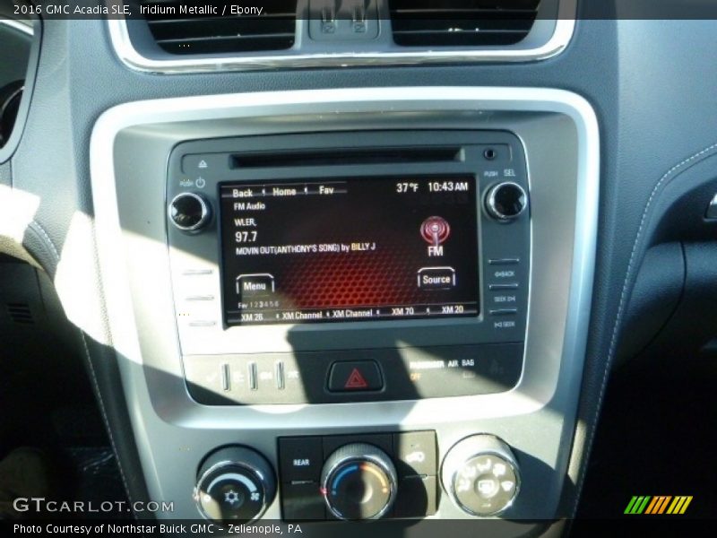 Iridium Metallic / Ebony 2016 GMC Acadia SLE