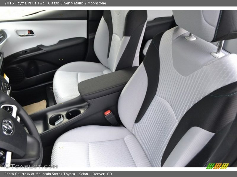 Front Seat of 2016 Prius Two