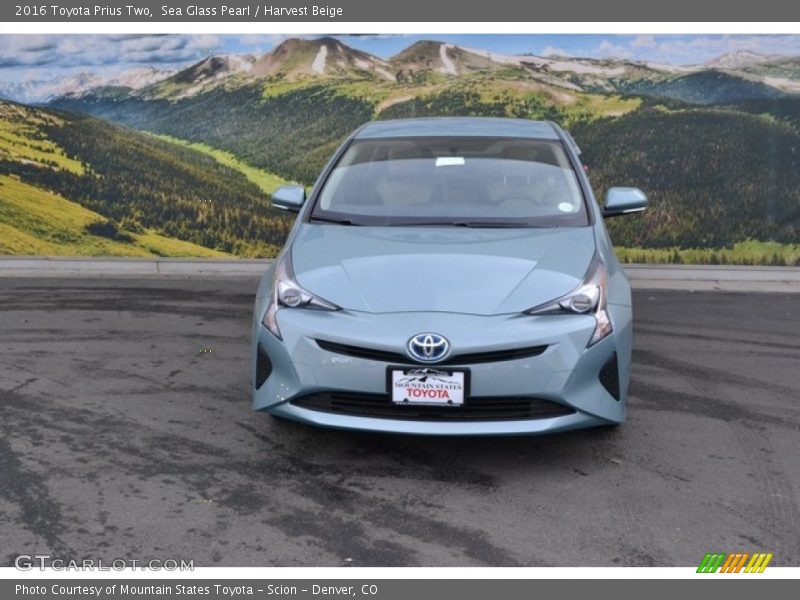 Sea Glass Pearl / Harvest Beige 2016 Toyota Prius Two