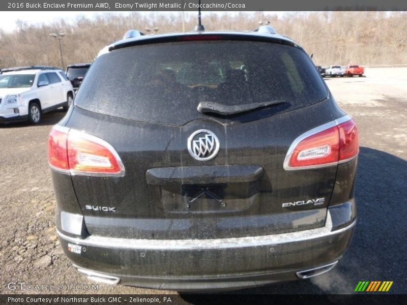 Ebony Twilight Metallic / Choccachino/Cocoa 2016 Buick Enclave Premium AWD