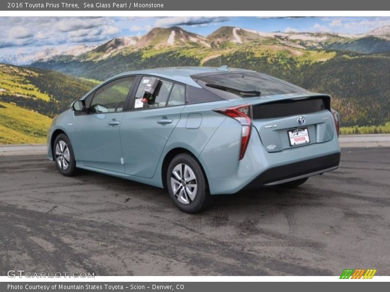 Sea Glass Pearl / Moonstone 2016 Toyota Prius Three