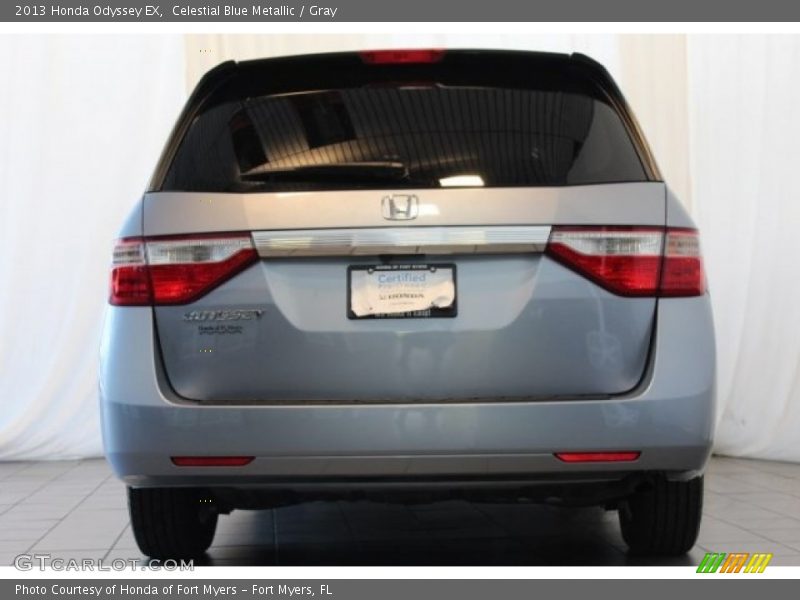 Celestial Blue Metallic / Gray 2013 Honda Odyssey EX