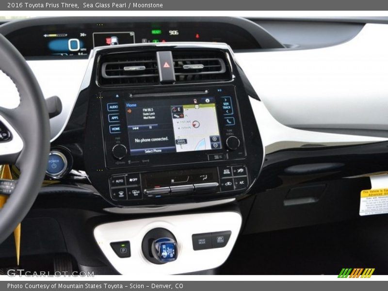 Sea Glass Pearl / Moonstone 2016 Toyota Prius Three