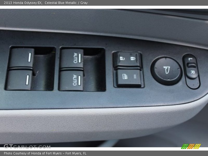 Celestial Blue Metallic / Gray 2013 Honda Odyssey EX
