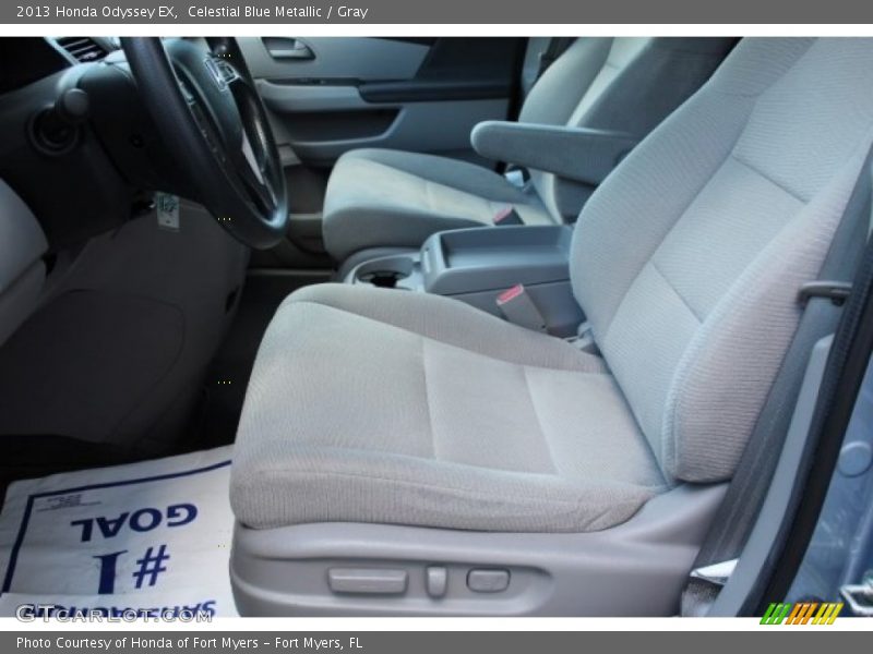 Celestial Blue Metallic / Gray 2013 Honda Odyssey EX
