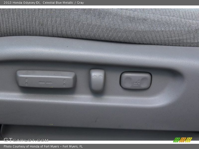 Celestial Blue Metallic / Gray 2013 Honda Odyssey EX