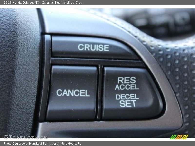 Celestial Blue Metallic / Gray 2013 Honda Odyssey EX